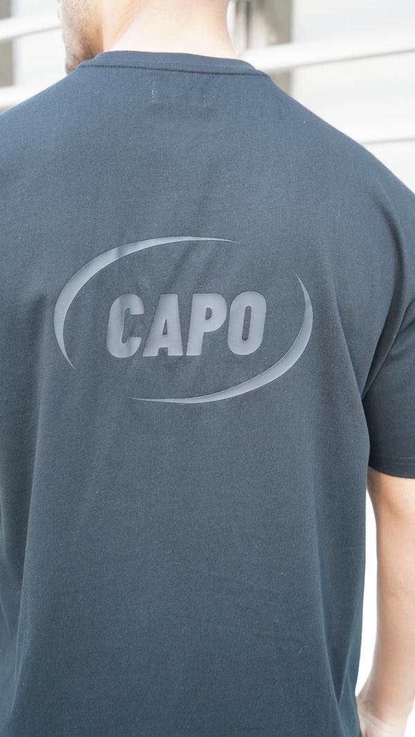 Capo Capo Club Circular Print T-Shirt