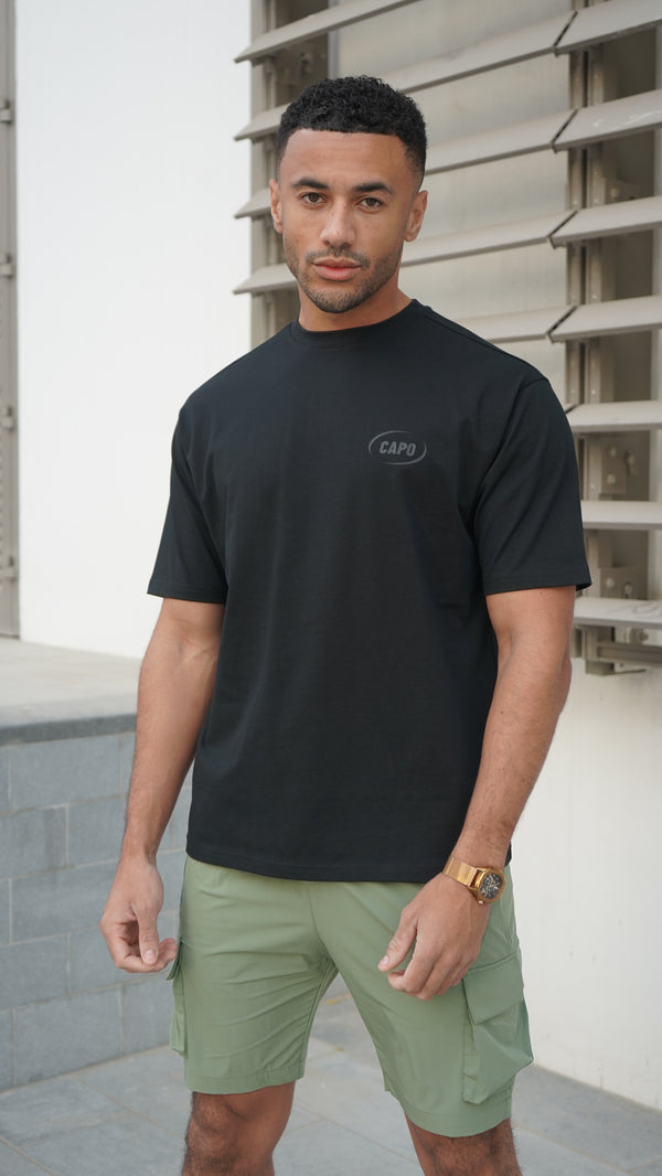 Capo Capo Club Circular Print T-Shirt