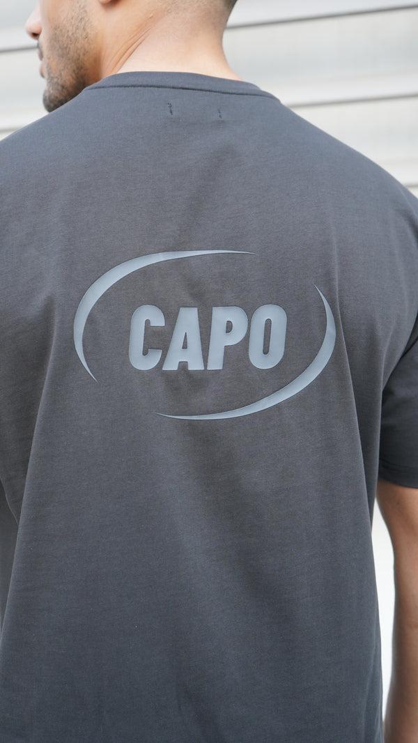 Capo Capo Club Circular Print T-Shirt