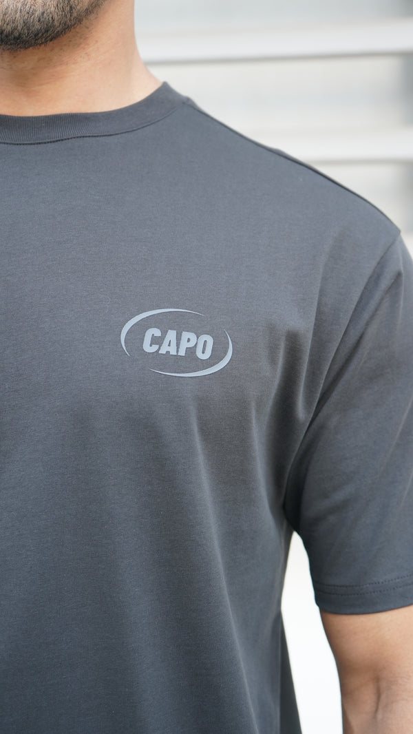 Capo Capo Club Circular Print T-Shirt