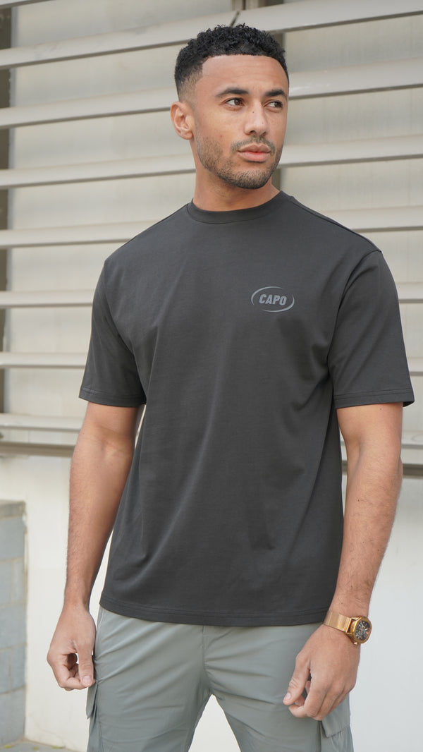 capo Capo Club Circular Print T-Shirt