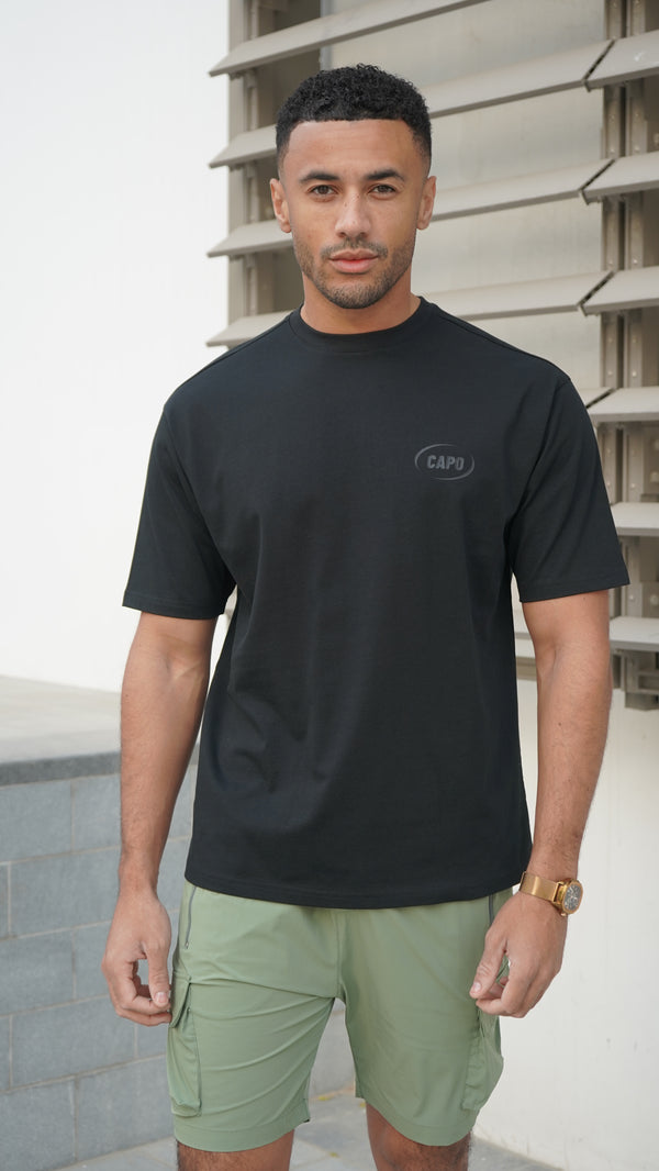 capo Capo Club Circular Print T-Shirt