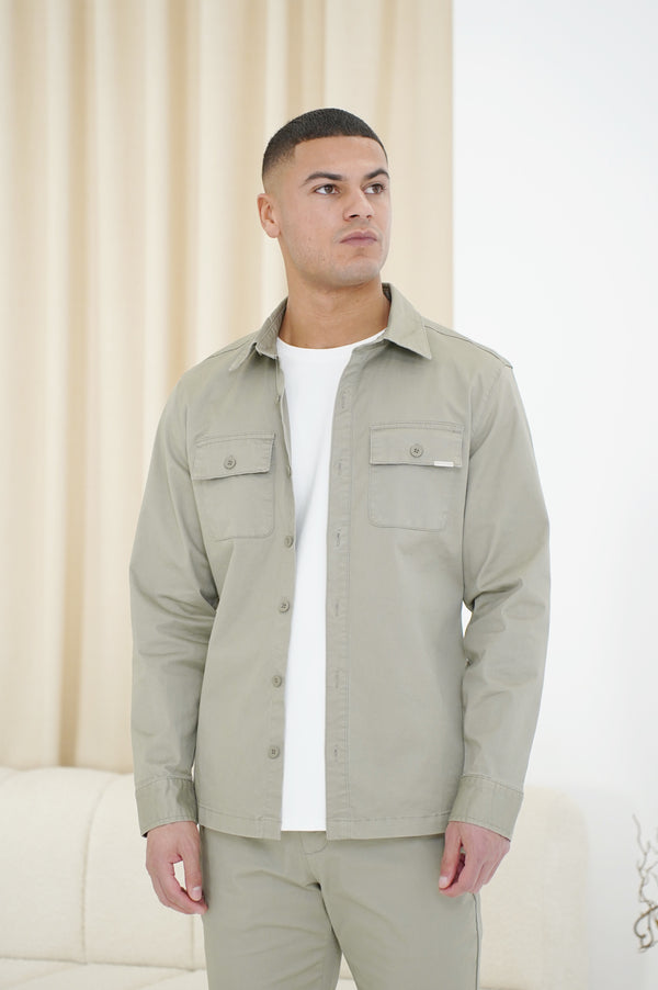 capo Capo Cotton Cargo Overshirt