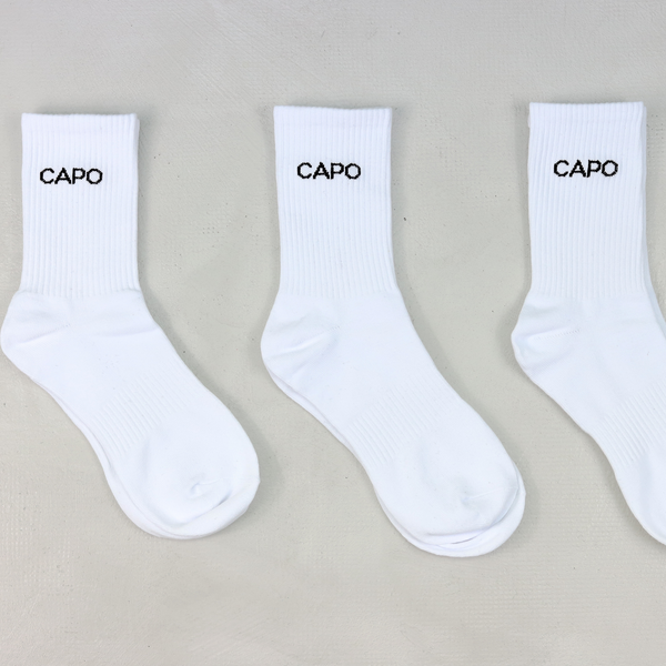 Capo Capo Essential 3 Pack Crew Socks