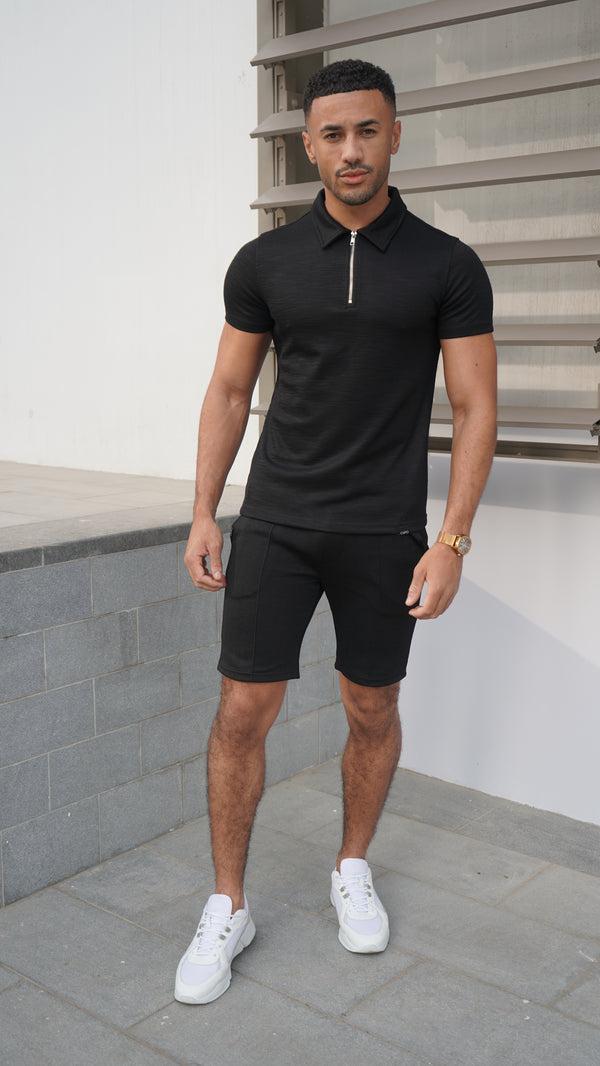 Capo Capo INTERLOCK SLUB Zip SS Polo