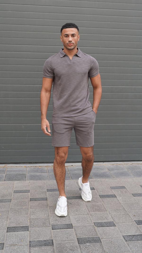 Capo Capo Jersey Slub Cuban Polo Shirt