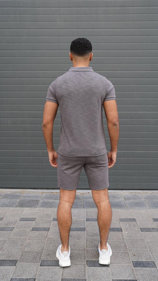 Capo Capo Jersey Slub Cuban Polo Shirt