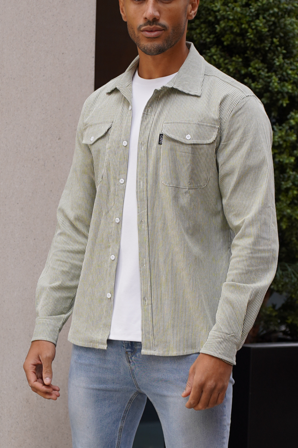 capo Capo LINEN LINED OVERSHIRT