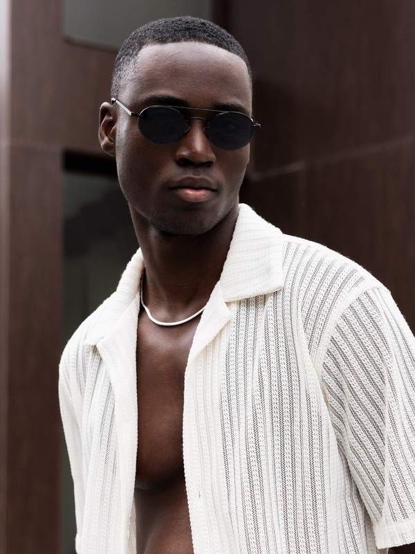 Capo CAPO Oval Double Bridge Sunglasses