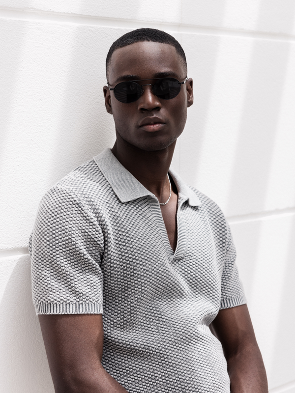 capo CAPO Oval Double Bridge Sunglasses