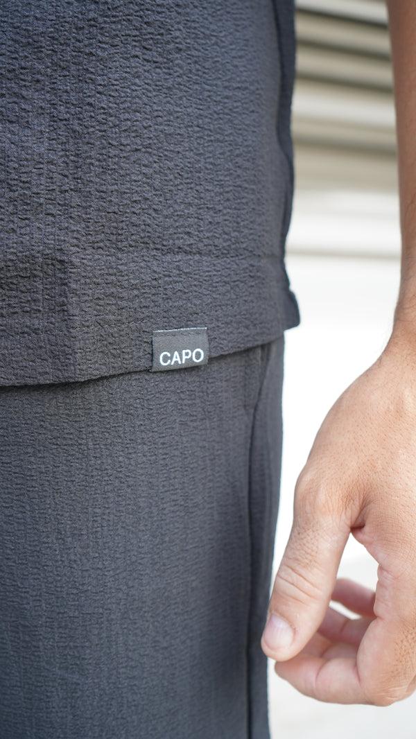 Capo Capo SEERSUCKER SS Revere Shirt