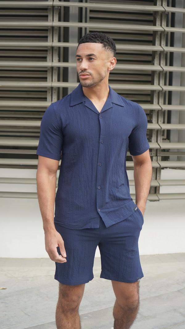 capo Capo SEERSUCKER SS Revere Shirt