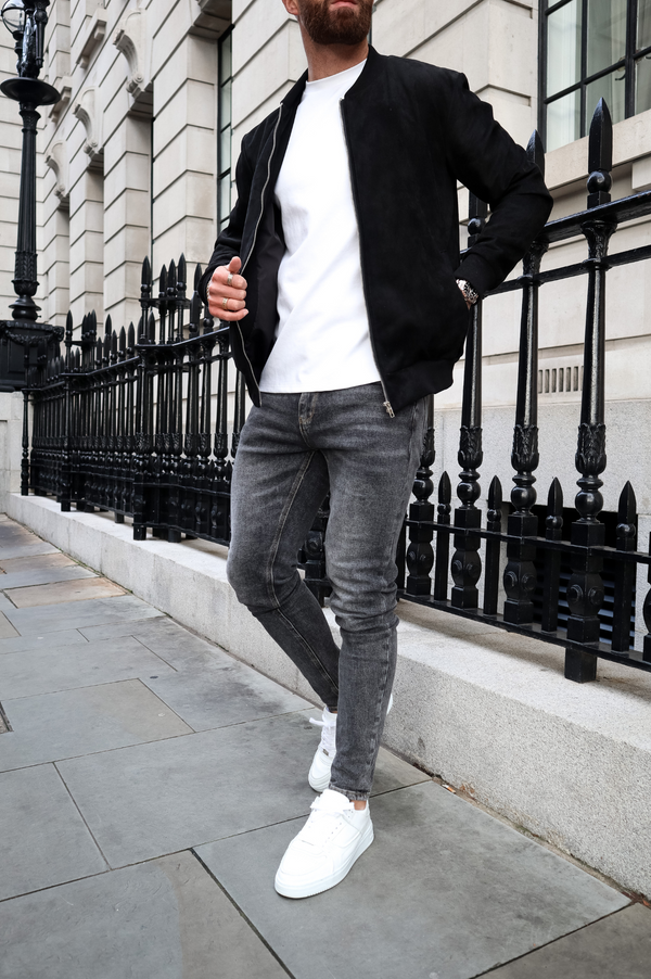 Capo Capo SUEDE Bomber Jacket