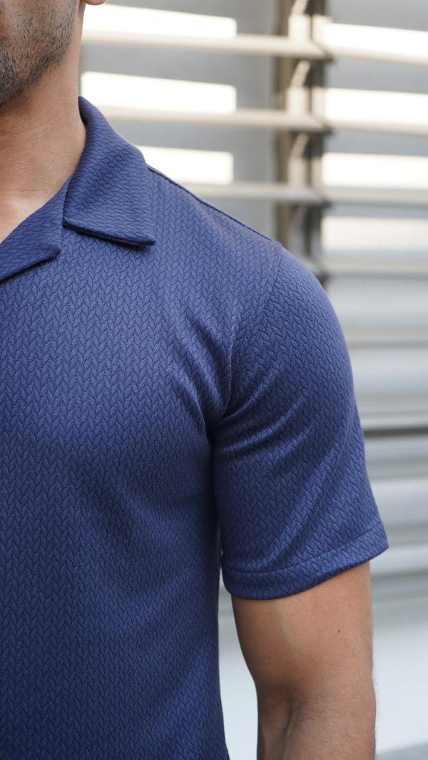 Capo Capo TEXTURED BEAD SS Revere Shirt