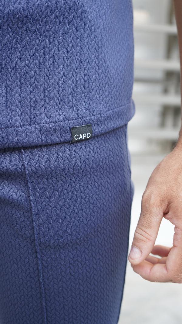 Capo Capo TEXTURED BEAD SS Revere Shirt