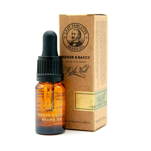 captain fawcett limited Booze & Baccy Beard Oil [10ml Travel Size]