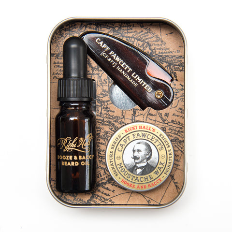 Captain Fawcett Limited Booze & Baccy Grooming Survival Kit