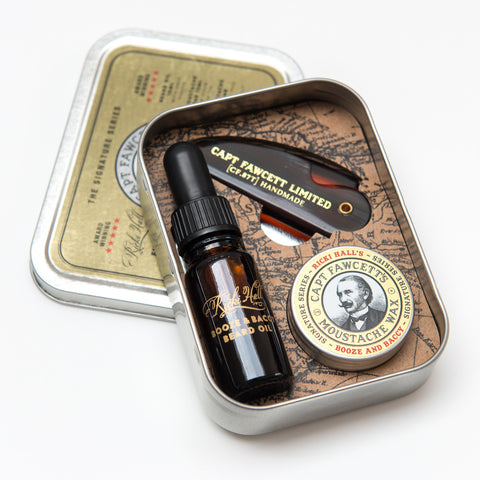 captain fawcett limited Booze & Baccy Grooming Survival Kit