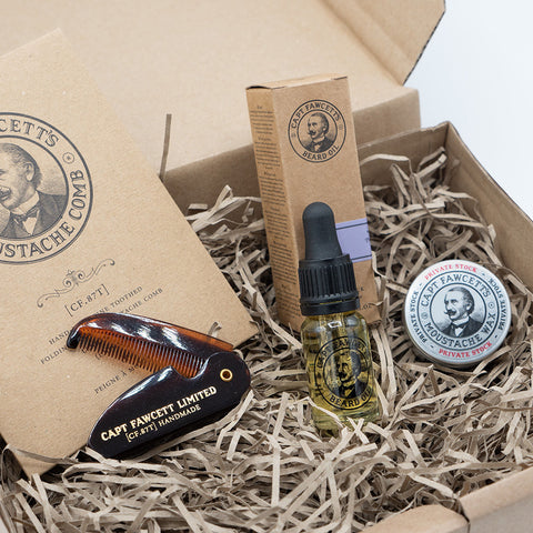Captain Fawcett Limited Beard & Tasche Gift Set