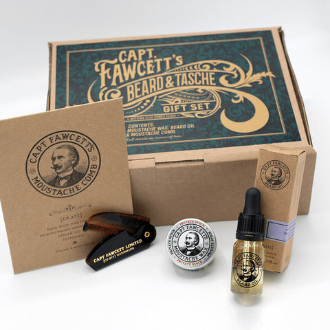 captain fawcett limited Beard & Tasche Gift Set