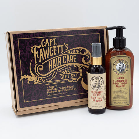 captain fawcett limited Hair Care Gift Set