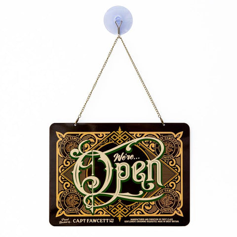 captain fawcett limited Open & Closed Hanging Sign