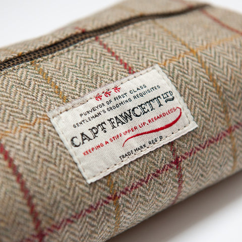 Captain Fawcett Limited Tweed Wash Bag [CF.318]