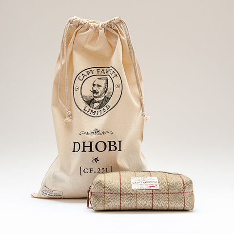 Captain Fawcett Limited Tweed Wash Bag [CF.318]