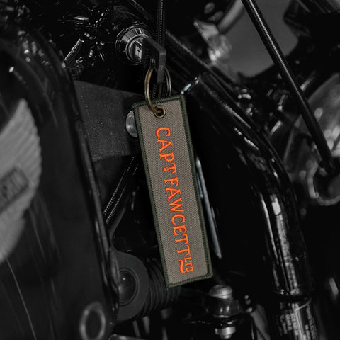 captain fawcett limited Captain Fawcett’s Cloth Keyring