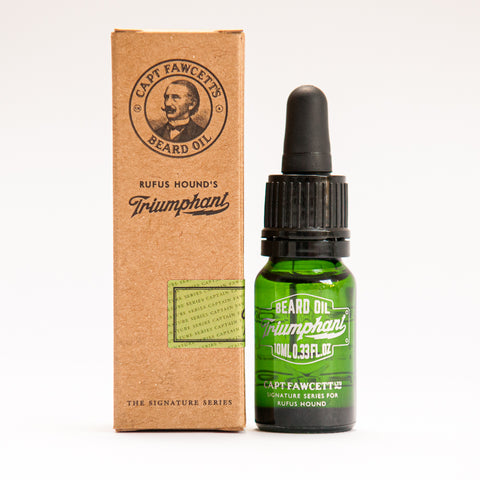 captain fawcett limited Triumphant Beard Oil [10ml Travel Size]