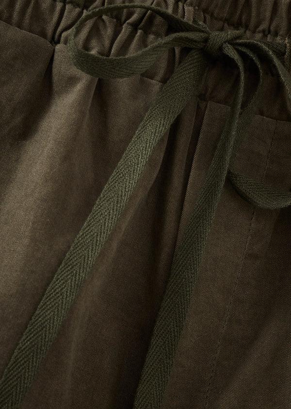 Caramel CAPER CHILDREN'S COTTON TWILL TROUSERS - KHAKI