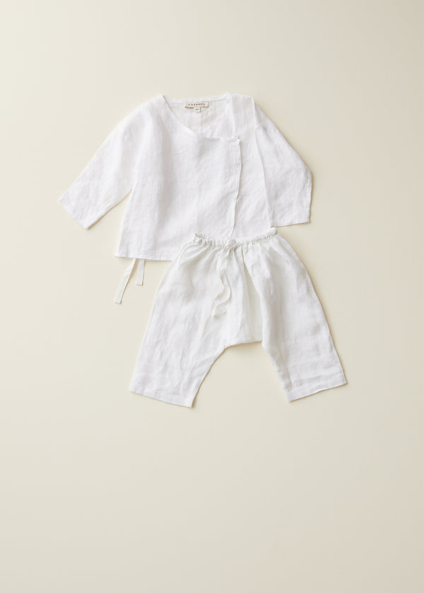 Caramel ACORUS BABY SHIRT - WHITE