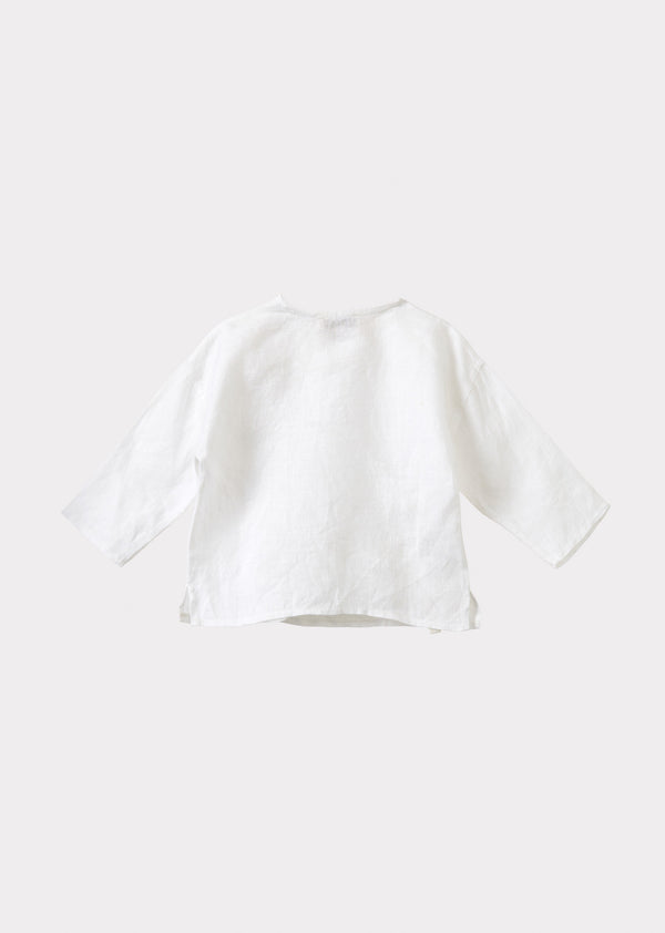 Caramel ACORUS BABY SHIRT - WHITE
