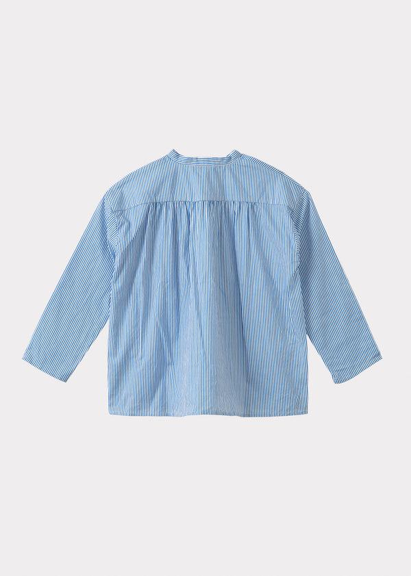 Caramel ADONIS SHIRT - BLUE/WHITE STRIPE