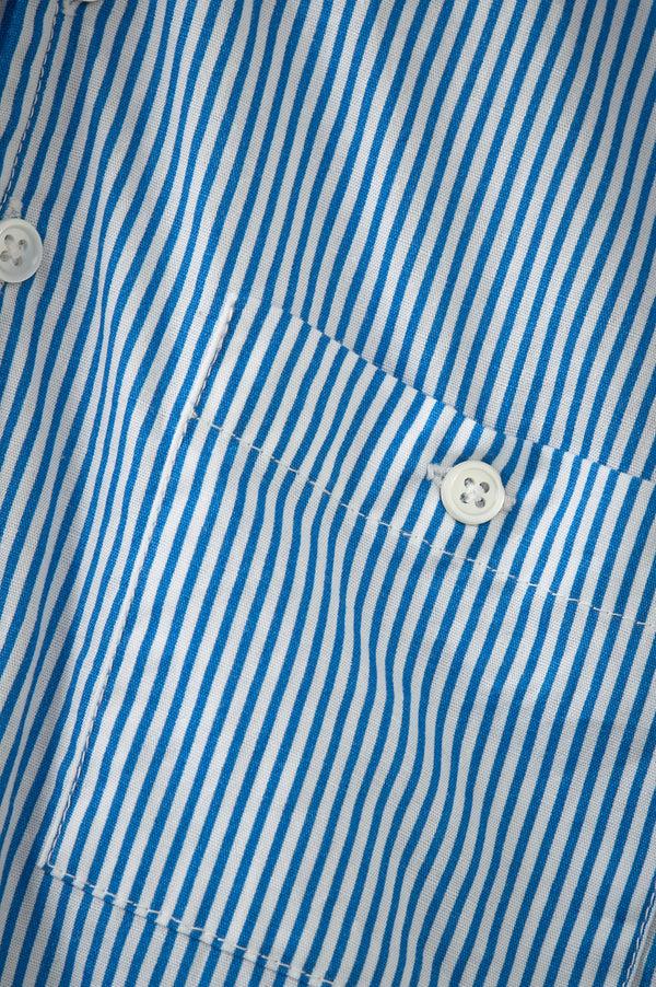 Caramel ADONIS SHIRT - BLUE/WHITE STRIPE