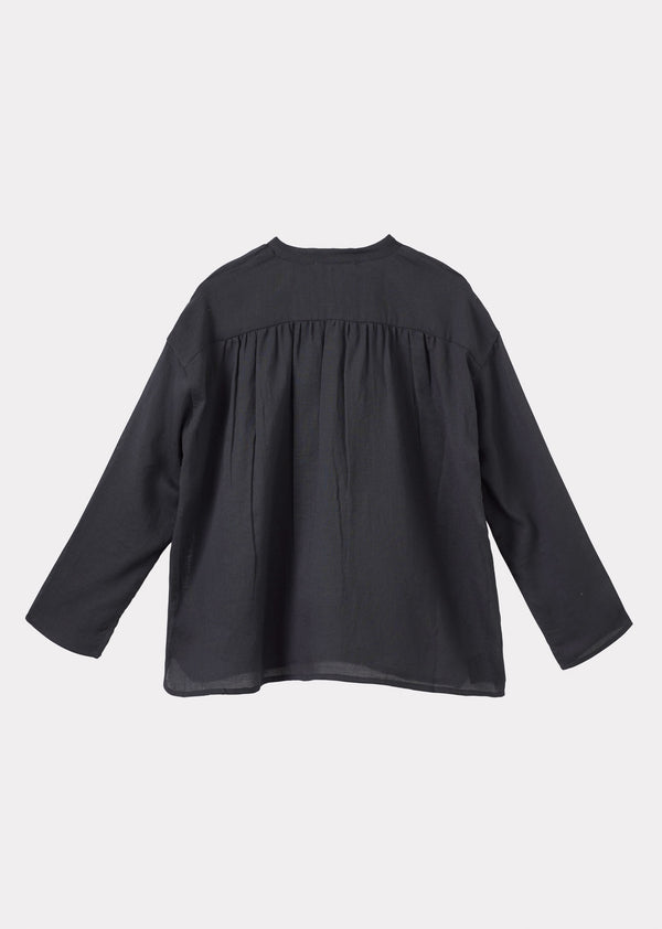Caramel ADONIS SHIRT - CHARCOAL