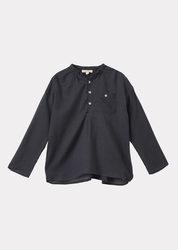 caramel ADONIS SHIRT - CHARCOAL