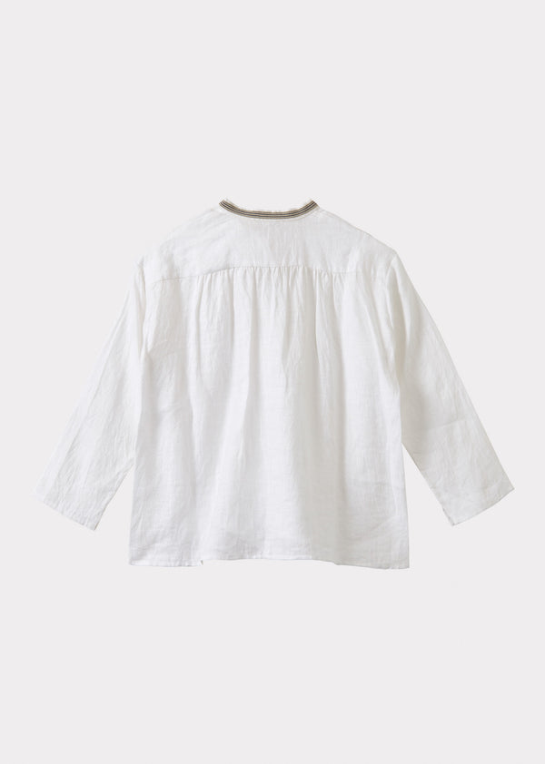 Caramel ADONIS SHIRT - WHITE