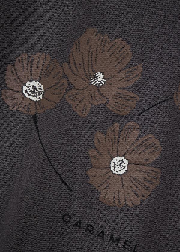 Caramel AHIPA BABY COTTON T-SHIRT - GREY