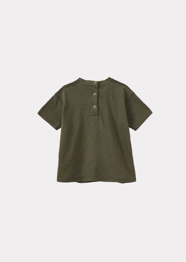 Caramel AHIPA BABY COTTON T-SHIRT - KHAKI