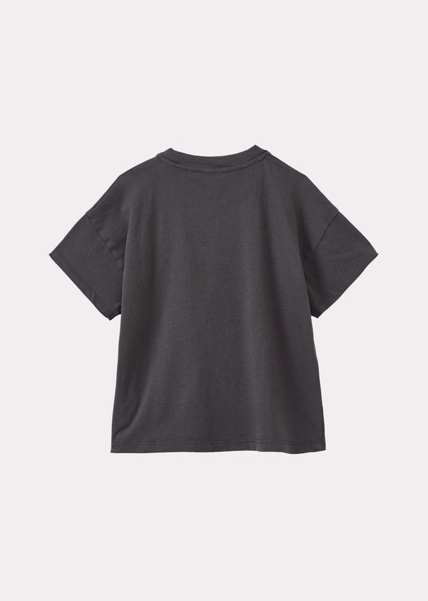 Caramel AHIPA CHILDREN'S COTTON T-SHIRT - GREY