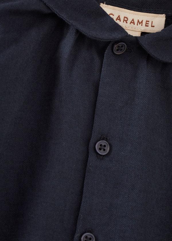 Caramel ALOE BABY COTTON SHIRT - NAVY