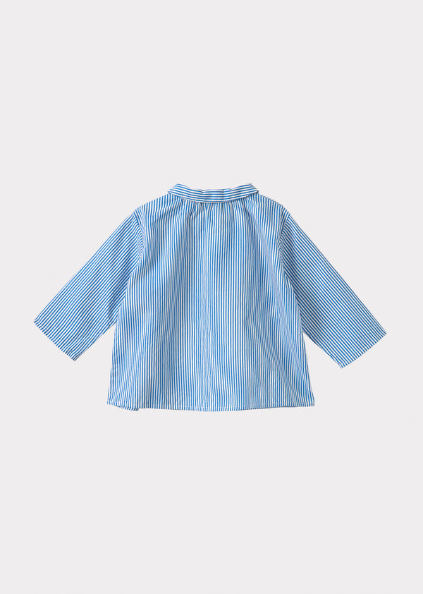 Caramel ALOE BABY SHIRT -BLUE STRIPE