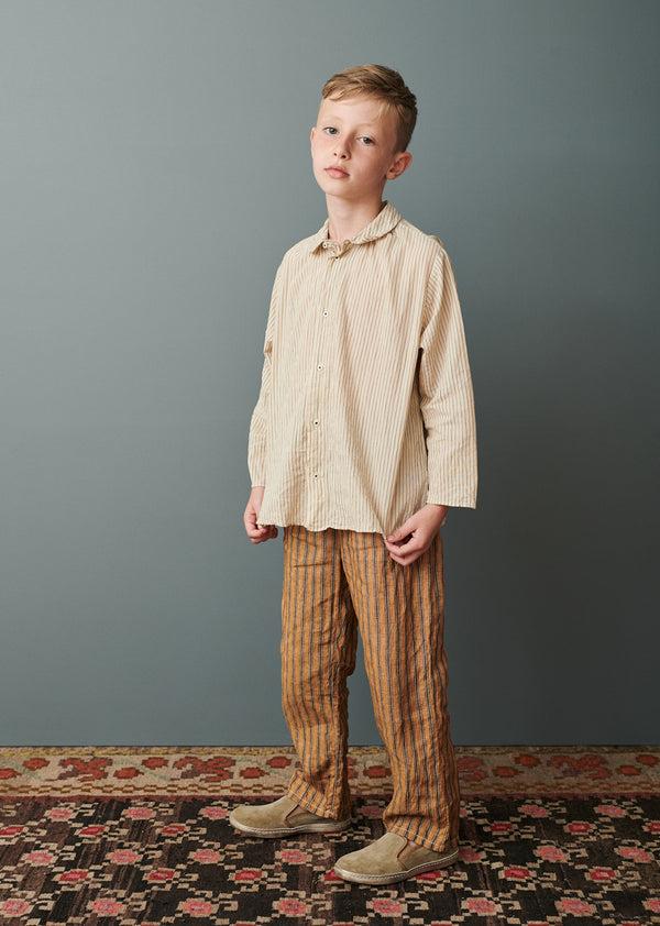 caramel ALOE SHIRT - PIN STRIPE