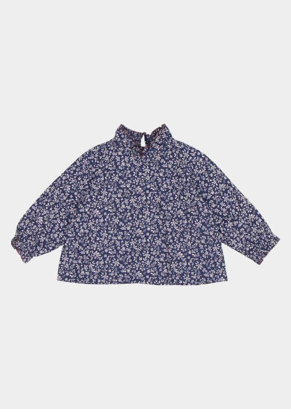 caramel AMICIA BABY BLOUSE - NAVY FLORAL
