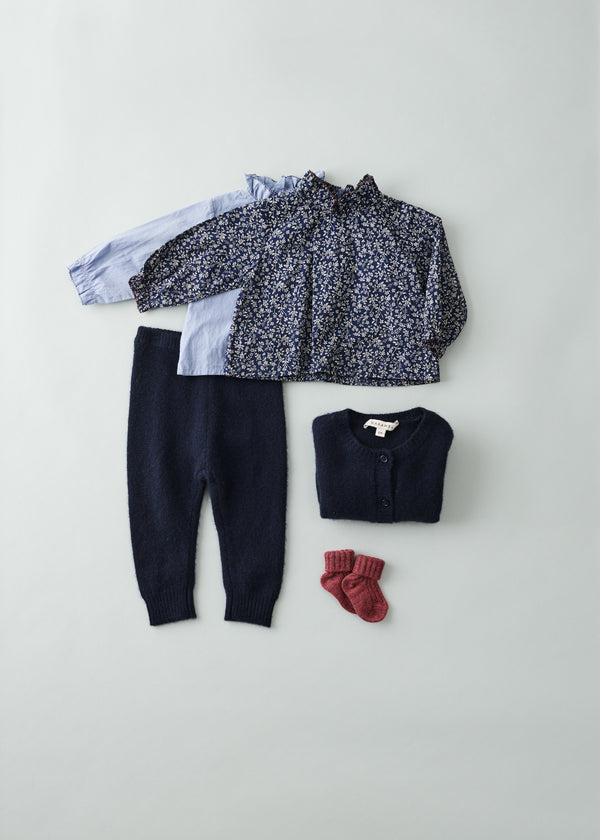 Caramel AMICIA BABY BLOUSE - SLATE BLUE