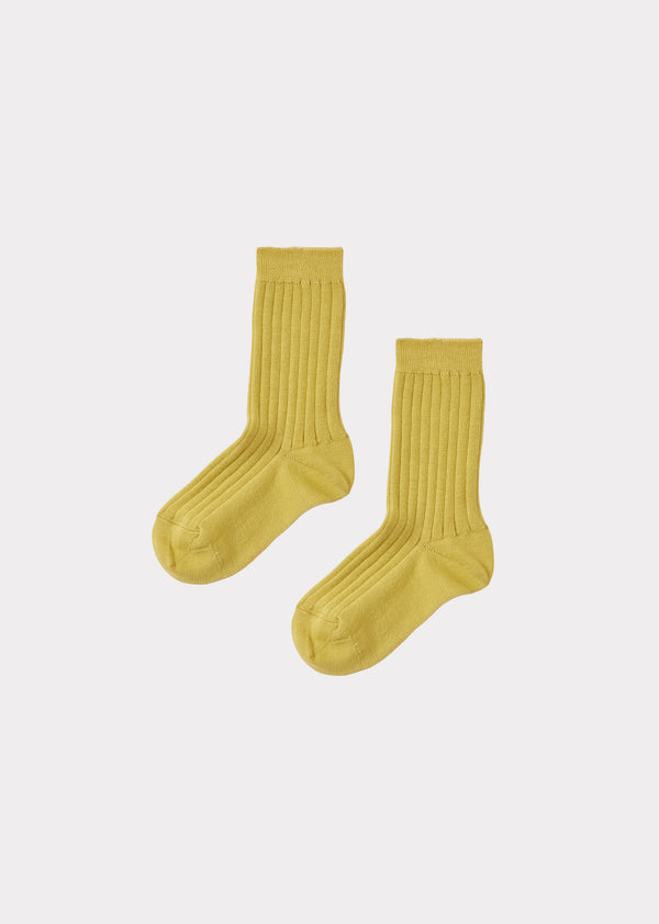 caramel ANKLE RIB SOCKS CHILD - ANIS
