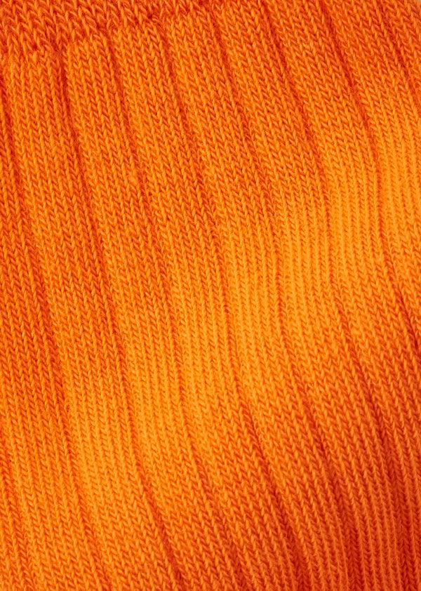 Caramel ANKLE RIB SOCKS CHILD - NARANJA