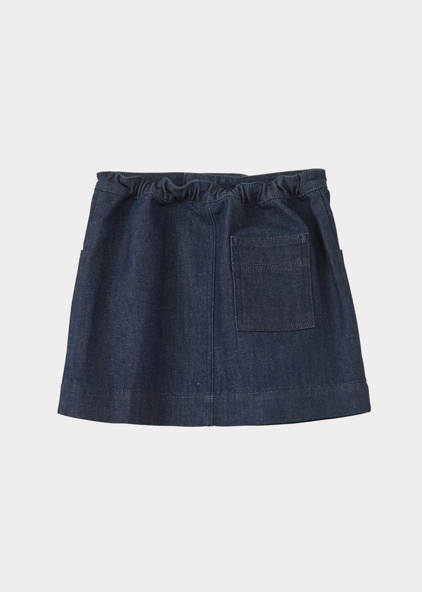 Caramel APERA SKIRT - BLUE DENIM