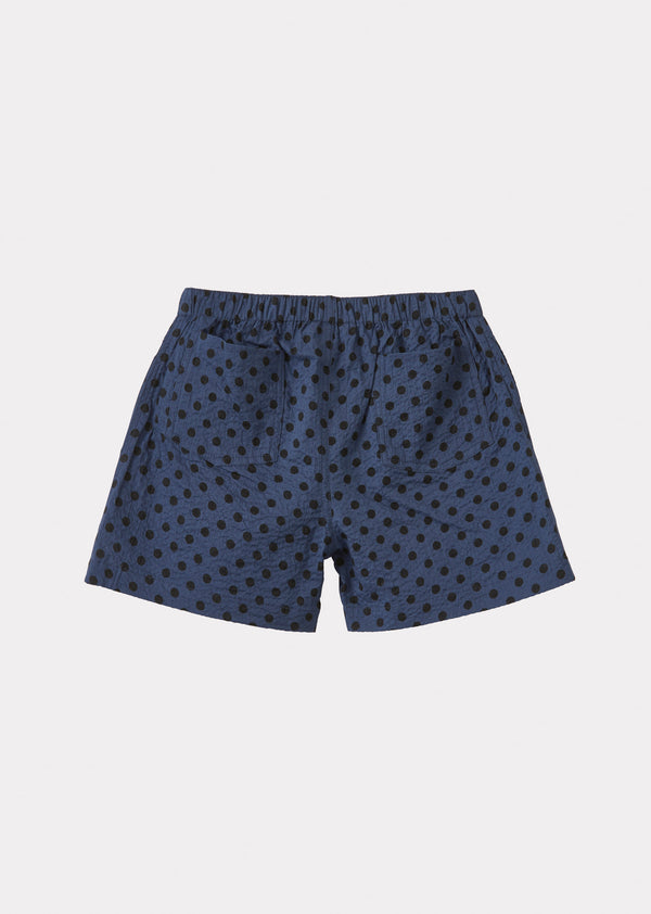 Caramel APIUM SHORTS - BLACK POLKA DOT